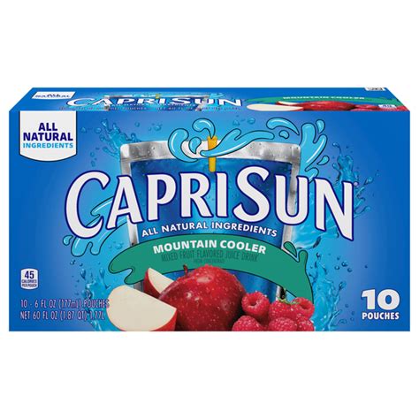 How does Capri Sun Juicers Mountain Cooler fit into your Daily Goals - calories, carbs, nutrition