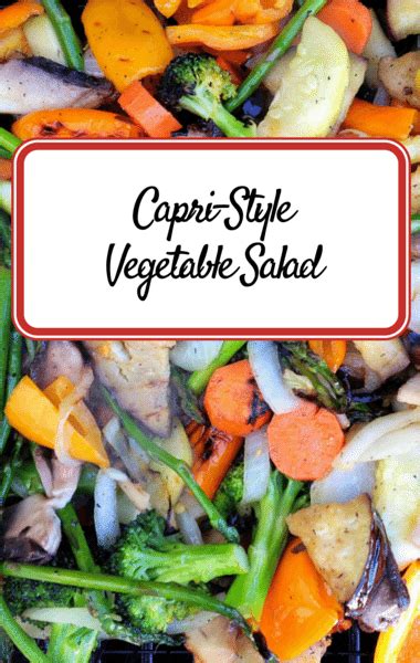 How does Capri Vegetables fit into your Daily Goals - calories, carbs, nutrition