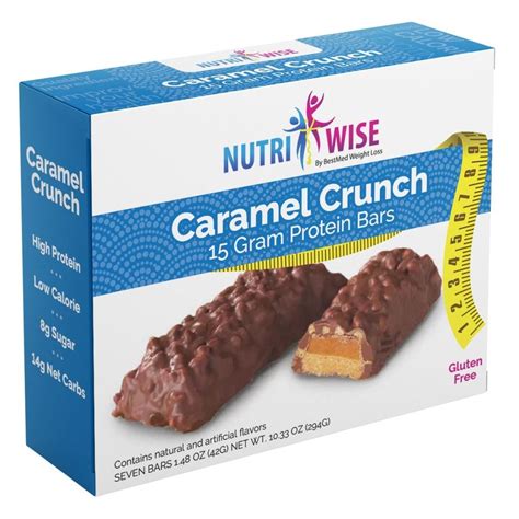 How does Caramel Crunch Bar fit into your Daily Goals - calories, carbs, nutrition