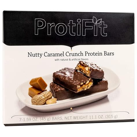 How does Caramel Crunch Protein Bar fit into your Daily Goals - calories, carbs, nutrition