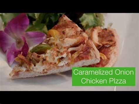 How does Caramelized Onion and Chicken Pizza fit into your Daily Goals - calories, carbs, nutrition