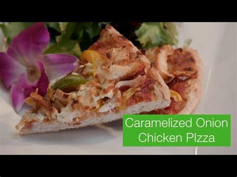 How does Caramelized Onion and Chicken Pizza fit into your Daily Goals - calories, carbs, nutrition