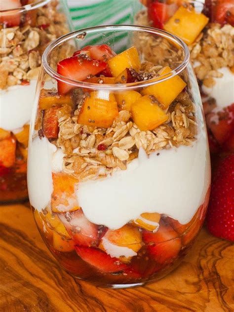 How does Caramelized Peach Yogurt Parfait fit into your Daily Goals - calories, carbs, nutrition