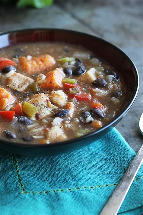 How does Caribbean Jerk Chicken Soup fit into your Daily Goals - calories, carbs, nutrition