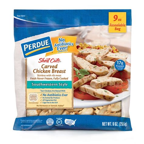 How does Carved Chicken Breast Southwestern Style fit into your Daily Goals - calories, carbs, nutrition