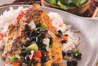 How does Catfish, Sofrito Black Beans & Rice fit into your Daily Goals - calories, carbs, nutrition