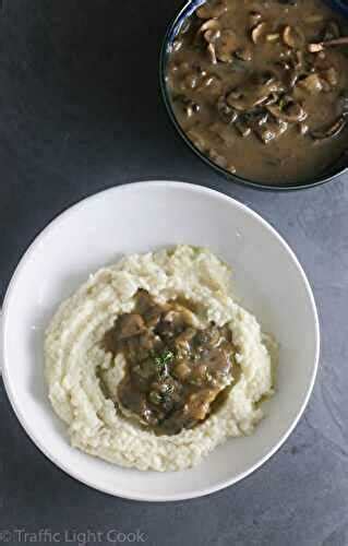 How does Cauliflower Mashed Potatoes with Mushroom Gravy fit into your Daily Goals - calories, carbs, nutrition