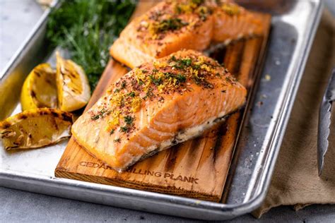 How does Cedar Planked Salmon fit into your Daily Goals - calories, carbs, nutrition