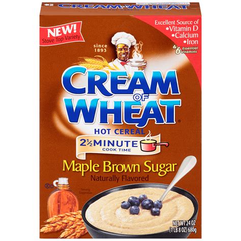 How does Cereals, CREAM OF WHEAT, 1 minute cook time, cooked with water, stove-top, without salt fit into your Daily Goals - calories, carbs, nutrition