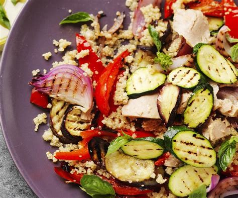 How does Char-grilled Seasonal Vegetables on Quinoa fit into your Daily Goals - calories, carbs, nutrition