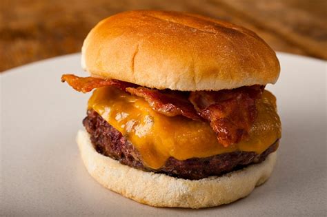 How does Cheddar Bacon Burger fit into your Daily Goals - calories, carbs, nutrition