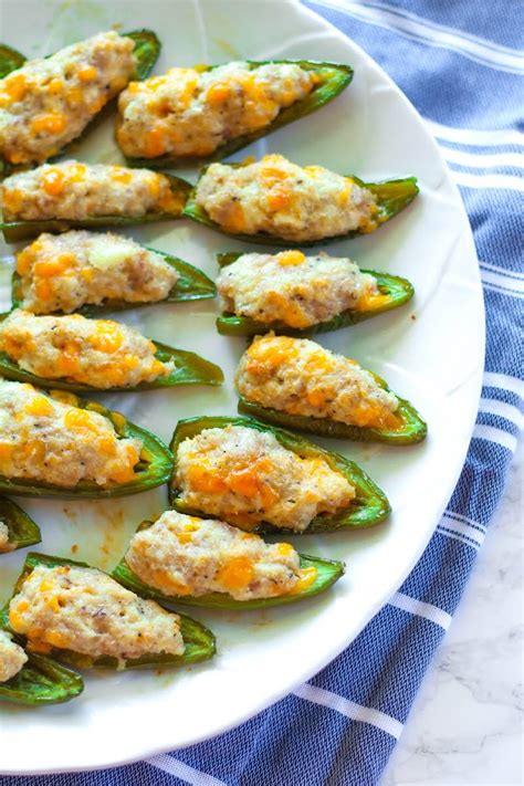 How does Cheddar Cheese Stuffed Jalapenos fit into your Daily Goals - calories, carbs, nutrition