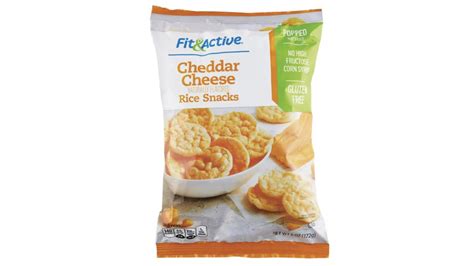 How does Cheddar Rice Snacks fit into your Daily Goals - calories, carbs, nutrition