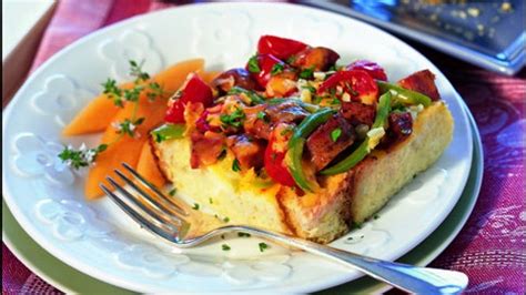 How does Cheddar Vegetable Strata fit into your Daily Goals - calories, carbs, nutrition