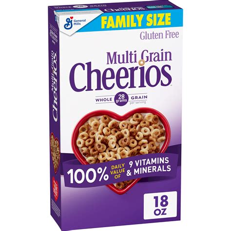 How does Cheerios with Whole Grain fit into your Daily Goals - calories, carbs, nutrition