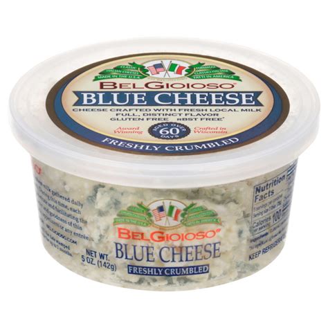 How does Cheese Blue Crumbled 1 oz fit into your Daily Goals - calories, carbs, nutrition