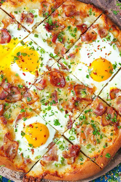 How does Cheese and Bacon Breakfast Pizza fit into your Daily Goals - calories, carbs, nutrition