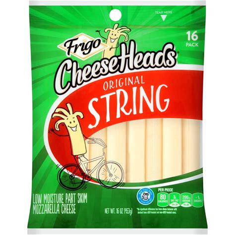 How does Cheesehead String Cheese fit into your Daily Goals - calories, carbs, nutrition