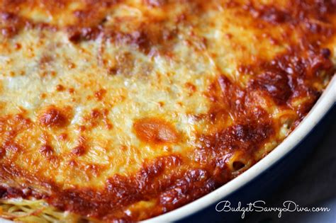 How does Cheesy Spaghetti Bake fit into your Daily Goals - calories, carbs, nutrition