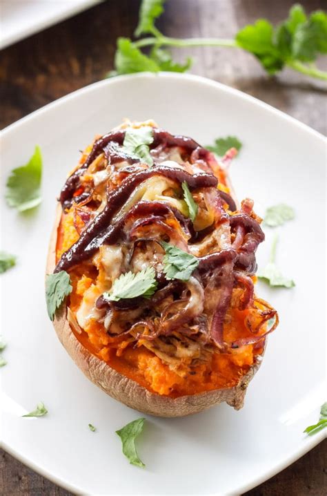 How does Chef Education Series - BBQ Chicken Twice Baked Sweet Potatoes fit into your Daily Goals - calories, carbs, nutrition