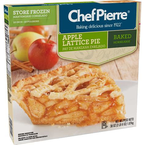 How does Chef Pierre Apple Pie with Lattice Crust, Pre-Baked fit into your Daily Goals - calories, carbs, nutrition