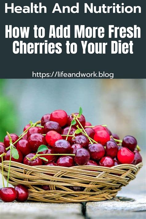 How does Cherry fit into your Daily Goals - calories, carbs, nutrition