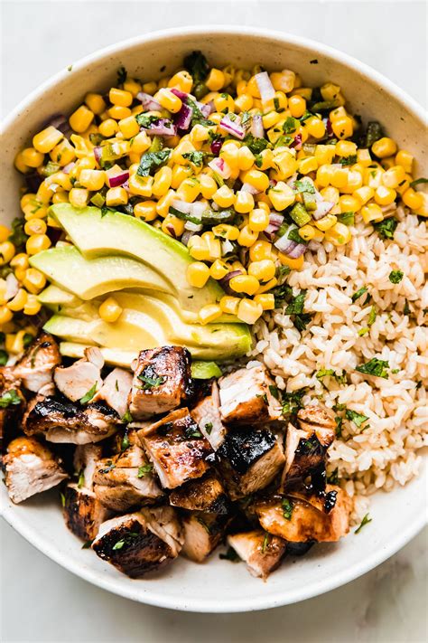 How does Chicken Adobo Rice Bowl fit into your Daily Goals - calories, carbs, nutrition