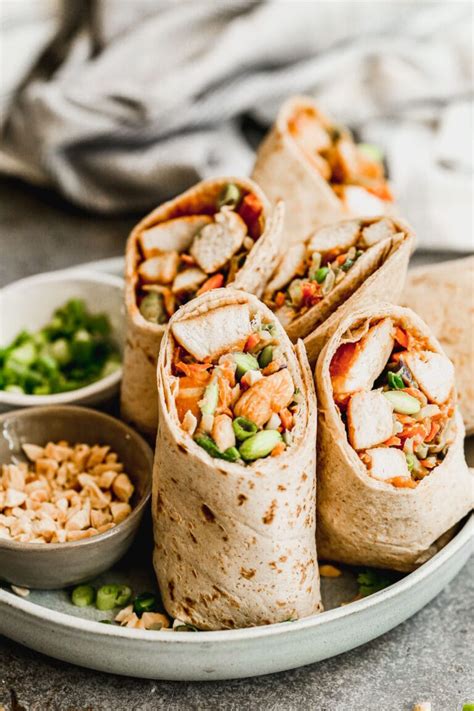 How does Chicken Asian Wrap fit into your Daily Goals - calories, carbs, nutrition