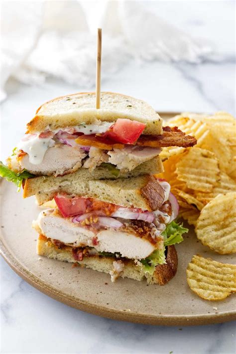 How does Chicken Bacon Ranch Sandwich fit into your Daily Goals - calories, carbs, nutrition