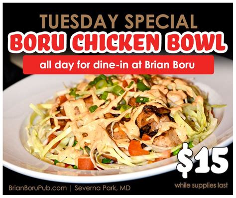 How does Chicken Boru Bowl fit into your Daily Goals - calories, carbs, nutrition