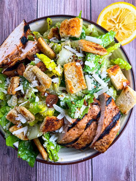 How does Chicken Bourbon Caesar Salad fit into your Daily Goals - calories, carbs, nutrition