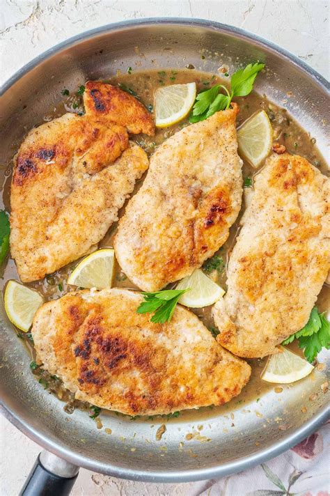 How does Chicken Breast Piccata fit into your Daily Goals - calories, carbs, nutrition