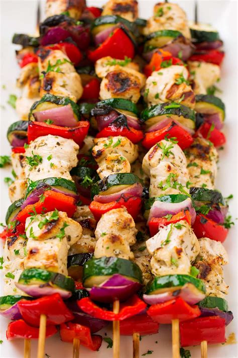 How does Chicken Breast Rndm Greek Skewer 1 EA fit into your Daily Goals - calories, carbs, nutrition