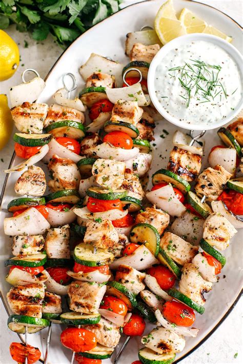 How does Chicken Breast Rndm Greek Skewers Tzatziki Relish & Basmati fit into your Daily Goals - calories, carbs, nutrition