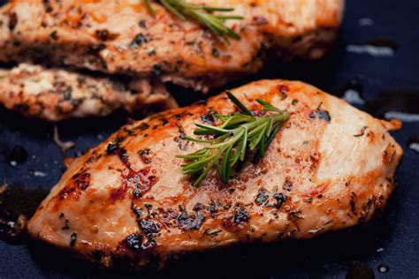 How does Chicken Breast Rndm Grilled Rosemary Garlic 3 oz fit into your Daily Goals - calories, carbs, nutrition