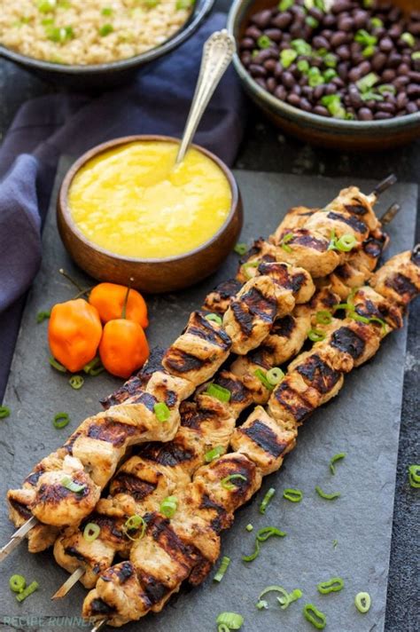 How does Chicken Breast Rndm Jerk Skewer 1 EA fit into your Daily Goals - calories, carbs, nutrition