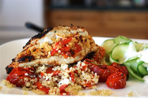 How does Chicken Breast Rndm Roasted Quinoa Primavera & Stuffed Tomato Half fit into your Daily Goals - calories, carbs, nutrition