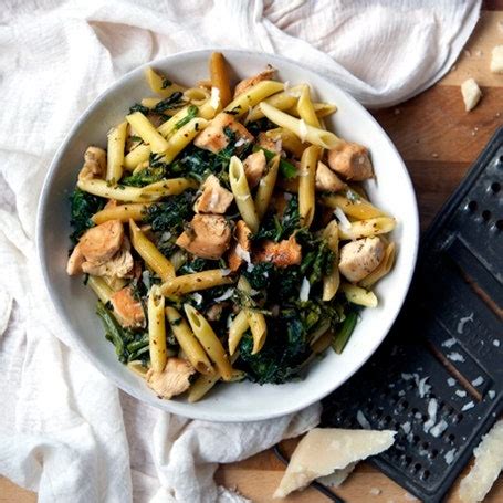 How does Chicken Breast and Broccoli Rabe over Penne fit into your Daily Goals - calories, carbs, nutrition