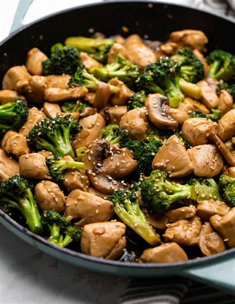 How does Chicken Broccoli in Mushroom Sauce fit into your Daily Goals - calories, carbs, nutrition