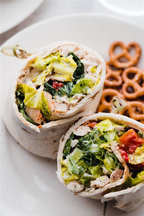 How does Chicken Caesar Wrap with Baby Carrots fit into your Daily Goals - calories, carbs, nutrition