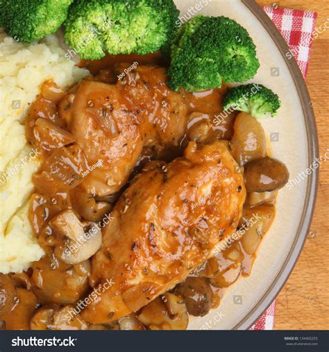 How does Chicken Chasseur served with Roast Potatoes fit into your Daily Goals - calories, carbs, nutrition