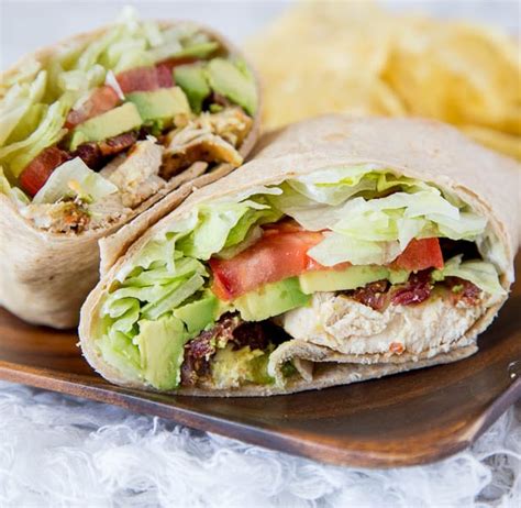 How does Chicken Club Wrap fit into your Daily Goals - calories, carbs, nutrition