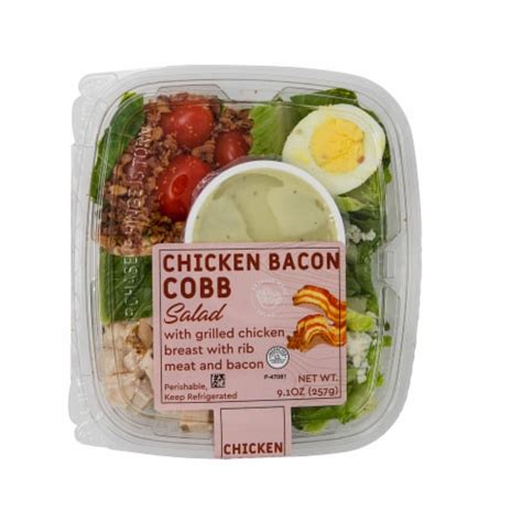 How does Chicken Cobb Salad 9 oz fit into your Daily Goals - calories, carbs, nutrition