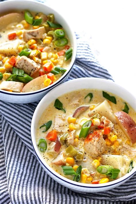 How does Chicken Corn Chowder fit into your Daily Goals - calories, carbs, nutrition