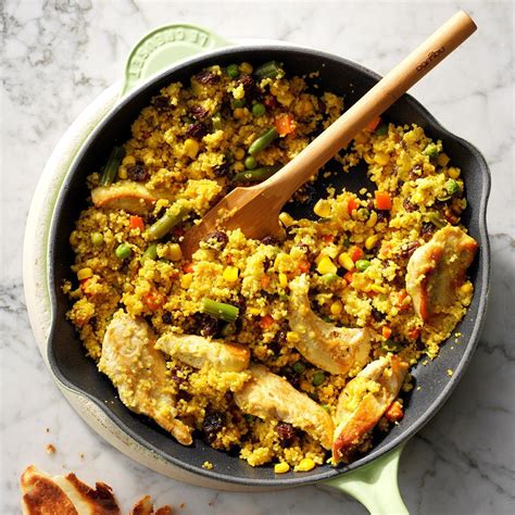 How does Chicken Curry and Couscous Primavera fit into your Daily Goals - calories, carbs, nutrition