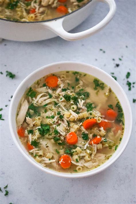 How does Chicken Ditalini Soup (Mindful) 12 oz fit into your Daily Goals - calories, carbs, nutrition