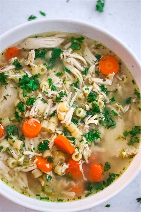 How does Chicken Ditalini Soup (Mindful) fit into your Daily Goals - calories, carbs, nutrition