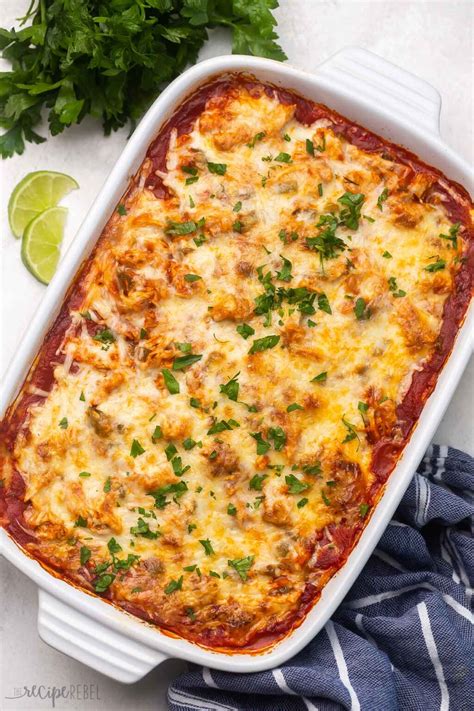 How does Chicken Enchilada Casserole May 2012 fit into your Daily Goals - calories, carbs, nutrition