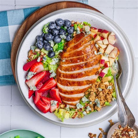 How does Chicken Fruit Barley Salad fit into your Daily Goals - calories, carbs, nutrition