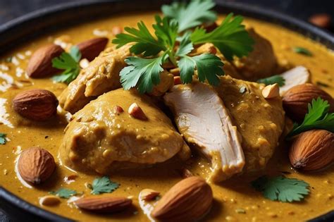 How does Chicken Korma with Flaked Almonds fit into your Daily Goals - calories, carbs, nutrition